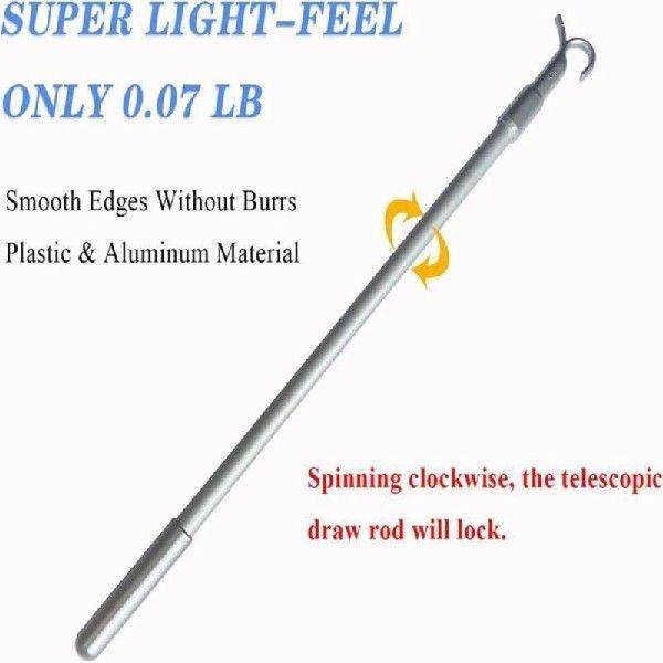 Aluminum Alloy Curtain Rod Multipurpose Bathroom Window