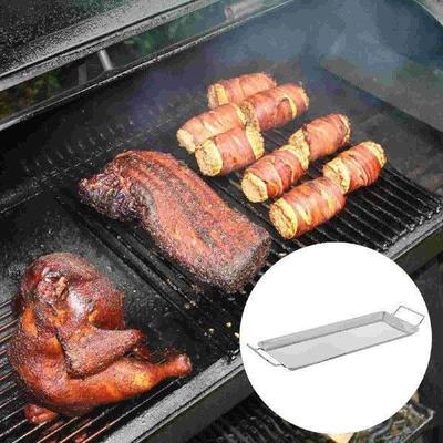 Barbecue Stove Grill Tray Griddle Gas Grilled Fish Pan