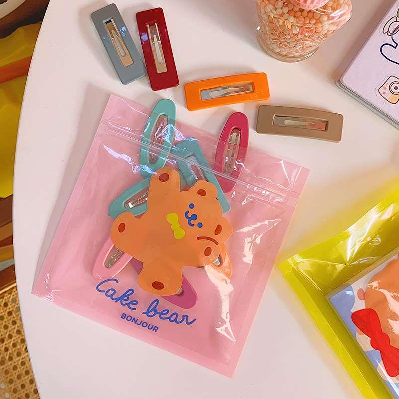 Cute snacks, sealed bags, bear food, split packaging bags, s
