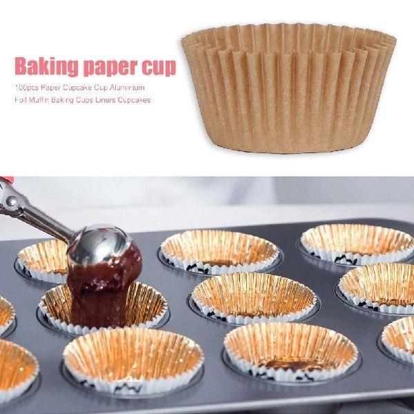 100 Counts Mini Cupcake Liners Odorless Muffin Liners Cups