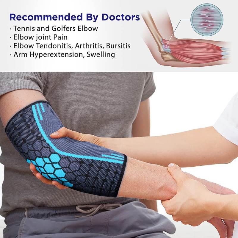 1Pc Elbow Brace for Weightlifting Compression Support Tennis