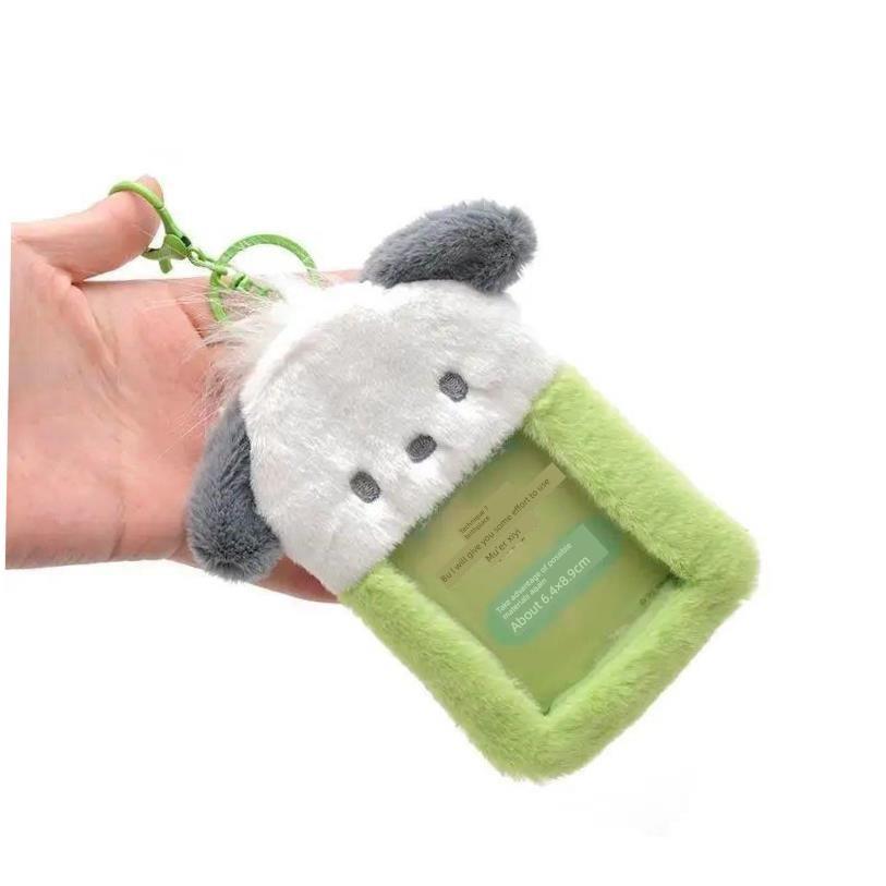 Kawaii Sanrio Plush ID Card Kuromi Hello Kitty Card Holder P