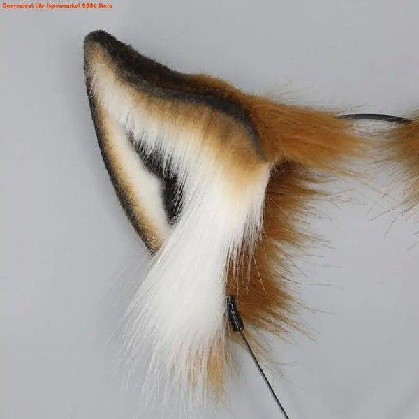 Furry Cats Ears Headband Foxes Ears Realistic Plush Animal