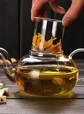 Glass Teapot Thickened Manual Heat-Resistant Clear Teapot