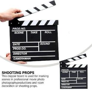 Film Prop Clapper Clapperboard Directors Wooden Board