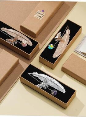 Metal feather bookmark Gifts for teacher lady Gift Christmas