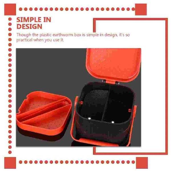 Worm Box Fishing Tool Tackle Breathable Live Bait Container