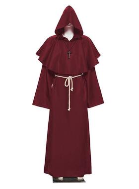 Halloween costume Medieval monk costume wizard priest costum