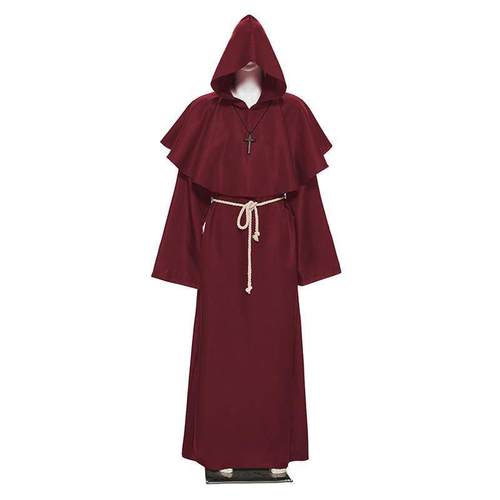 Halloween costume Medieval monk costume wizard priest costum