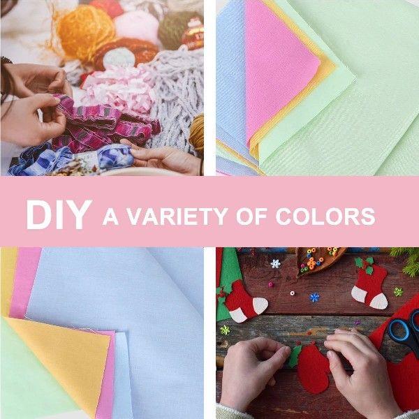 14 Pcs Patchwork Fabric Set Cotton Cloth Sheet Quilting DIY