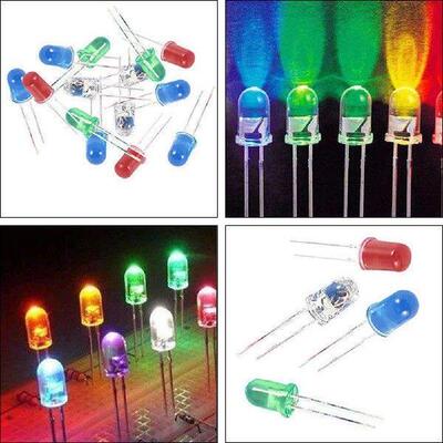 LED 5MM Light Emitting Diode Assortment 500Pcs LED