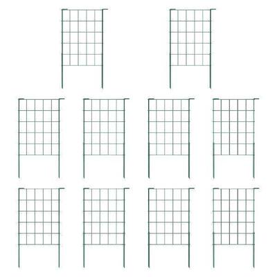 10x Garden Fence Decorative Wire Border Panel for Lawn