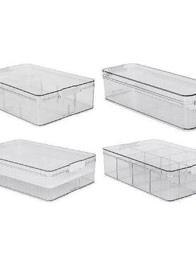 Plastic Food Storage Organizer Bin Container Box for Fridge