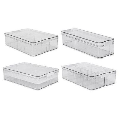 Plastic Food Storage Organizer Bin Container Box for Fridge