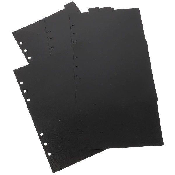 5 Pcs Tabs Partition Baffle Divider Binder Dividers for