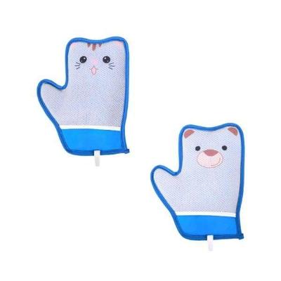 Cat Grooming Glove Brush Professional Hook Design Shedding