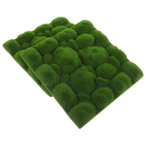 2 Pcs Outdoor Simulated Moss Decoration Micro Scene Plants