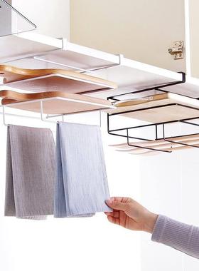 storage rack shelf kitchen towel chopping board steel shelve