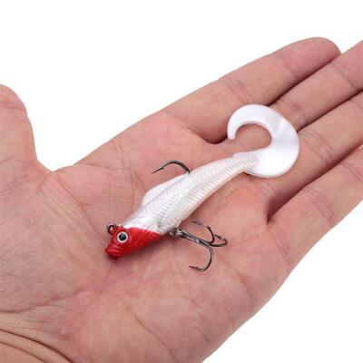 5Pcs/Set 8.5cm 9g Soft Lead Fishing Lures Lonng Tail Fishing