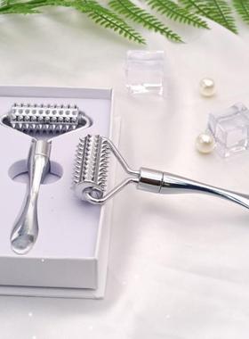 Stainless steel pointed roller spatula massage ball stone fa