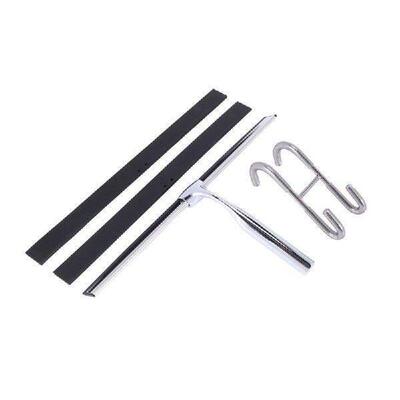3X Squeegee Stainless Steel Shower Wiper 31Cm Shower