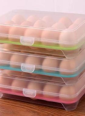 Egg Tray Holder Storage Box Container Organizer Bin With Lid