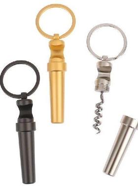 Multifunctional Zinc Alloy 3 In 1 Bottle Opener Keychain