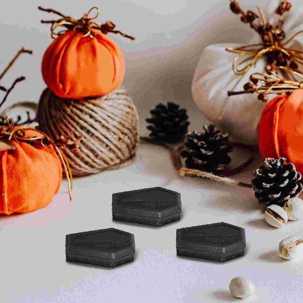 12 Pcs Coffin Model Goth Home Decor Dollhouse Miniatures