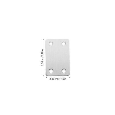 10 Pcs Repair Board Flat Metal Plates Corner Brackets for