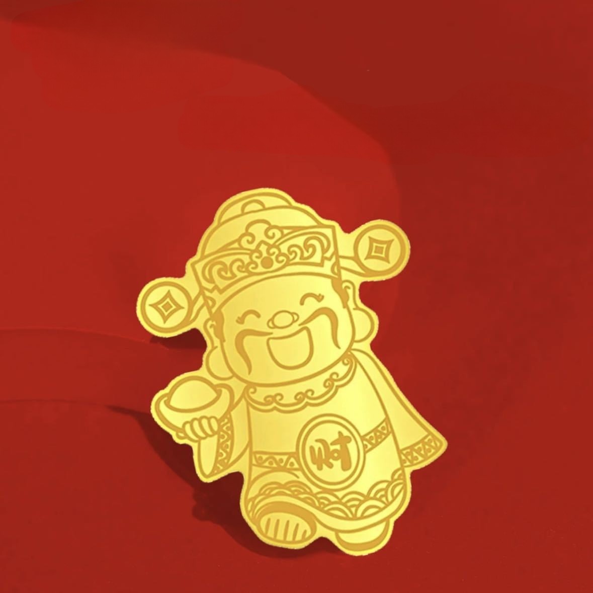 26马新年款烫金手机贴招财进宝好运发财金色祝福手机贴纸送人佳品,3C数码配件,手机贴纸,淘宝优惠券,粉丝福利购,淘宝优惠卷