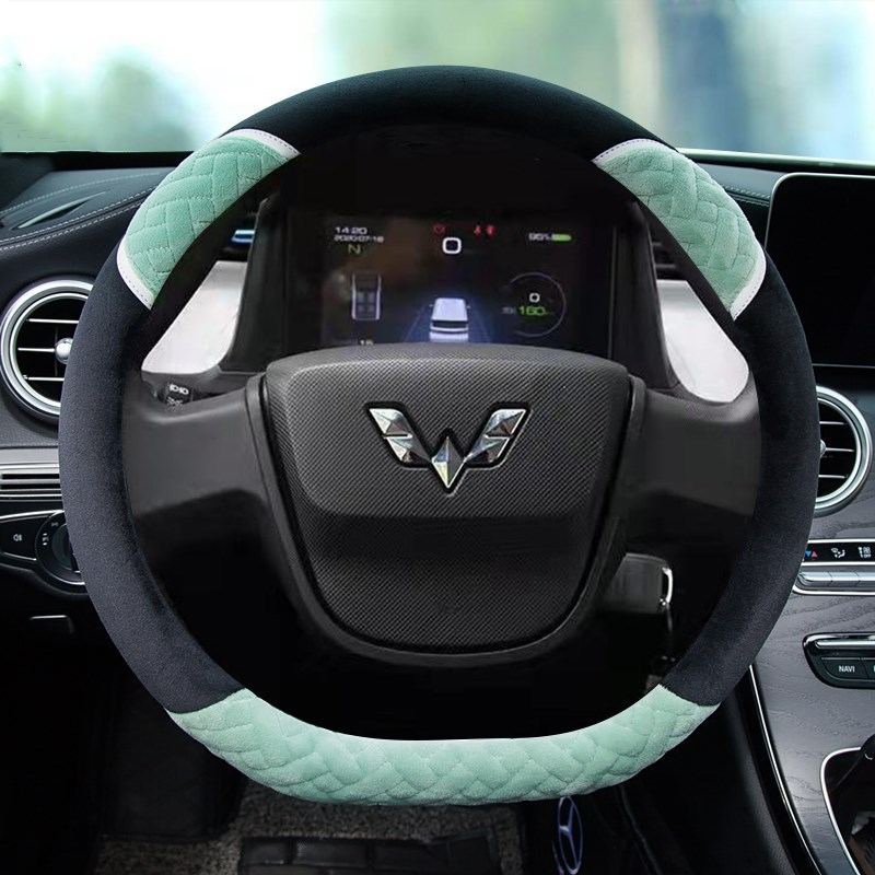 五菱宏光miniev缤果方向盘套冬季
