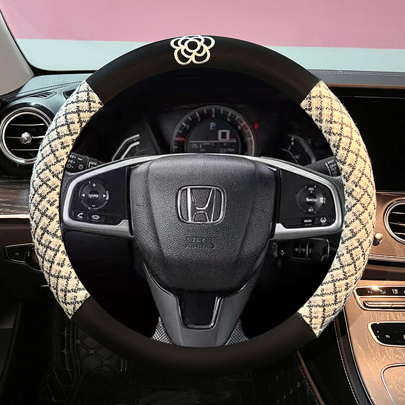 本田飞度凌派雅阁思域方向盘套女