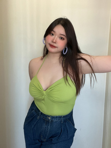 两穿式挂脖欧美风吊带背心