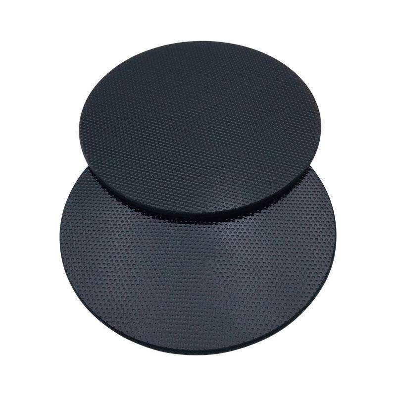 耐高温黑色微晶玻璃电暖炉光波炉微晶玻璃面板暖杯垫灶台黑晶玻璃