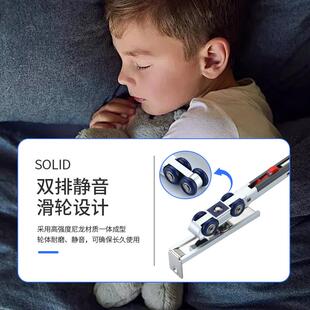 双向缓冲吊轮家用厨房浴室推拉门滑轮轨道书房阳台玻璃门移门吊轨