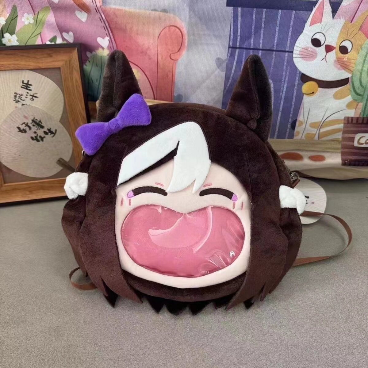 赛马娘特别周大嘴巴痛包