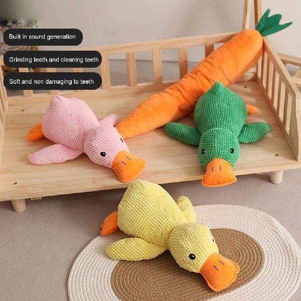 The Mellow Dog Calming Duck Cute No Stuffing Duck with Soft