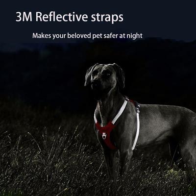 Pet Dog Harness Reflective Dog Chest Strap Vest For Small Me