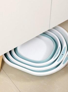 Square folding washbasin plastic dormitory laundry basin