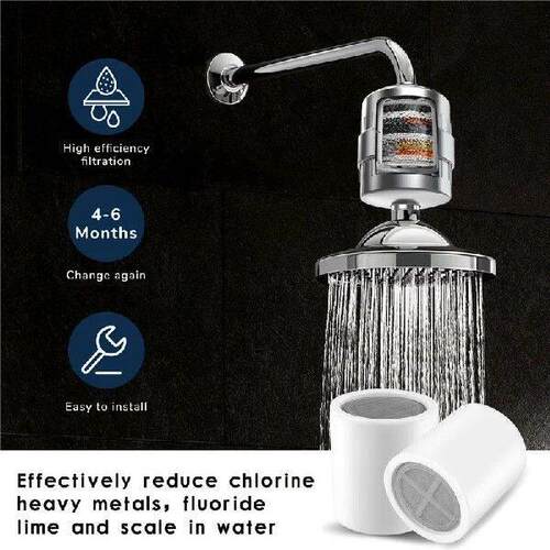 AUAU-20 Stage Replacement Shower Water Filter Cartridge (No
