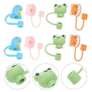 Cover Silicone Protector Pcs Glass Tips Straw Cap Top