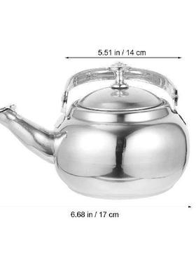 Stainless Steel Teapot 14cm Silver Kettle for Home Tea