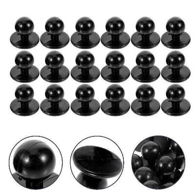 100 Pcs Chef Uniform Buttons Convenient Sewing Wind Coat