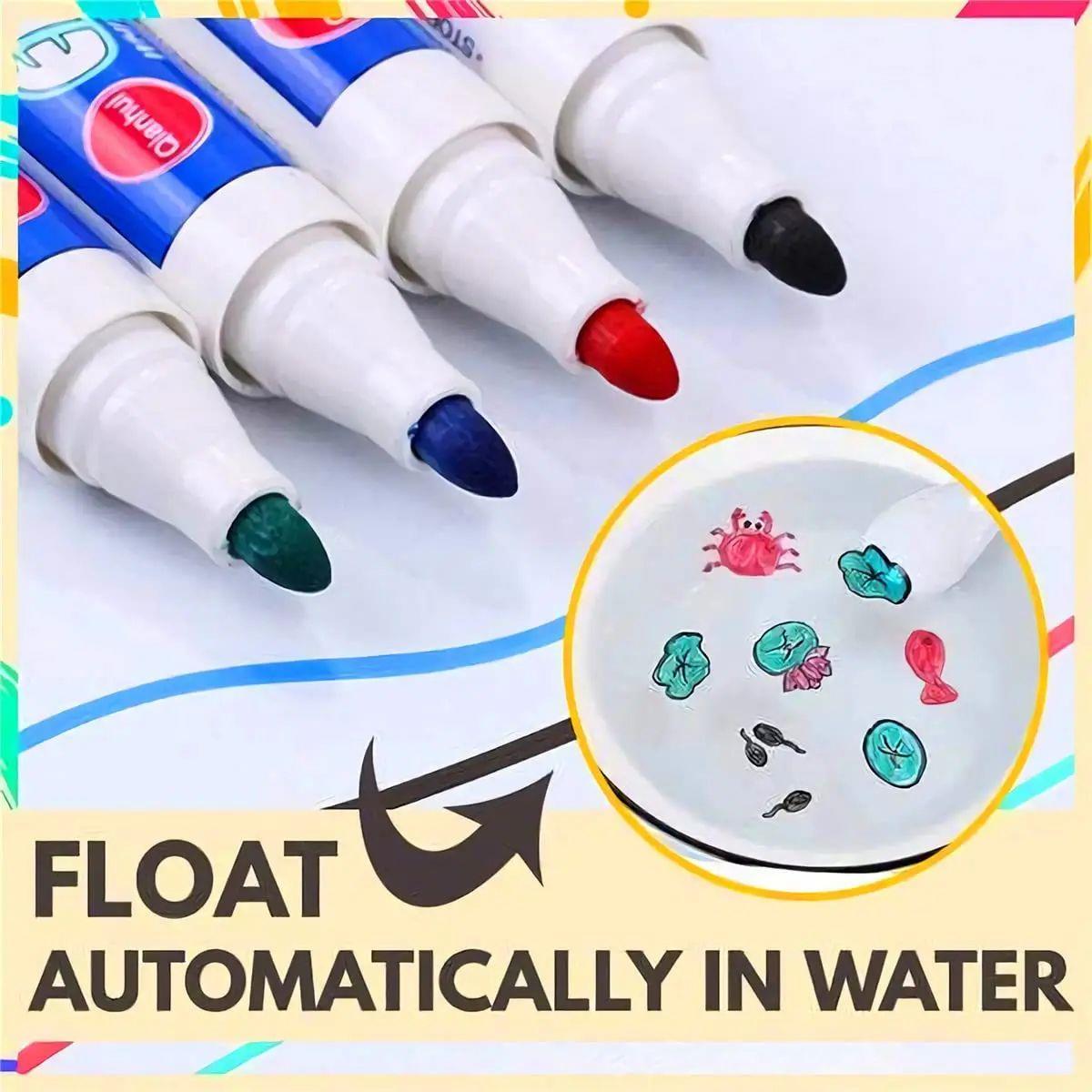 12 Colors Doodle Water Floating Pens Magical Water Painting
