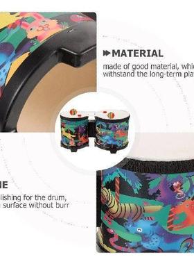 Baby Toy Kids Bongos Tambourine Drum Wood Drums for Ages