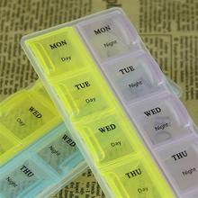 free shipping 7 days weekly tablet pill medicine box holder
