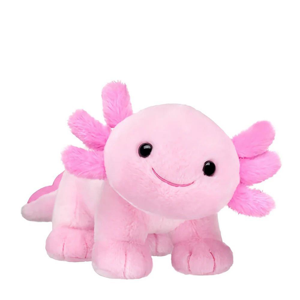 New 25cm Pink Axolotl Plush Toy Soft Stuffed Animal Cartoon