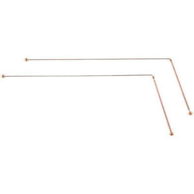 Copper Dowsing Rods - 99.9% Pure Copper 2PCS Divining Rods