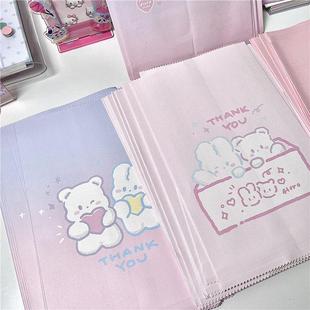 cute bear paper style sund bread ins bag Korean gift