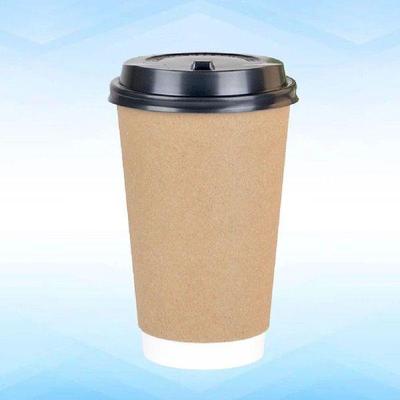 25PCS Takeaway Cup Set Disposable Coffee Cups With Lids